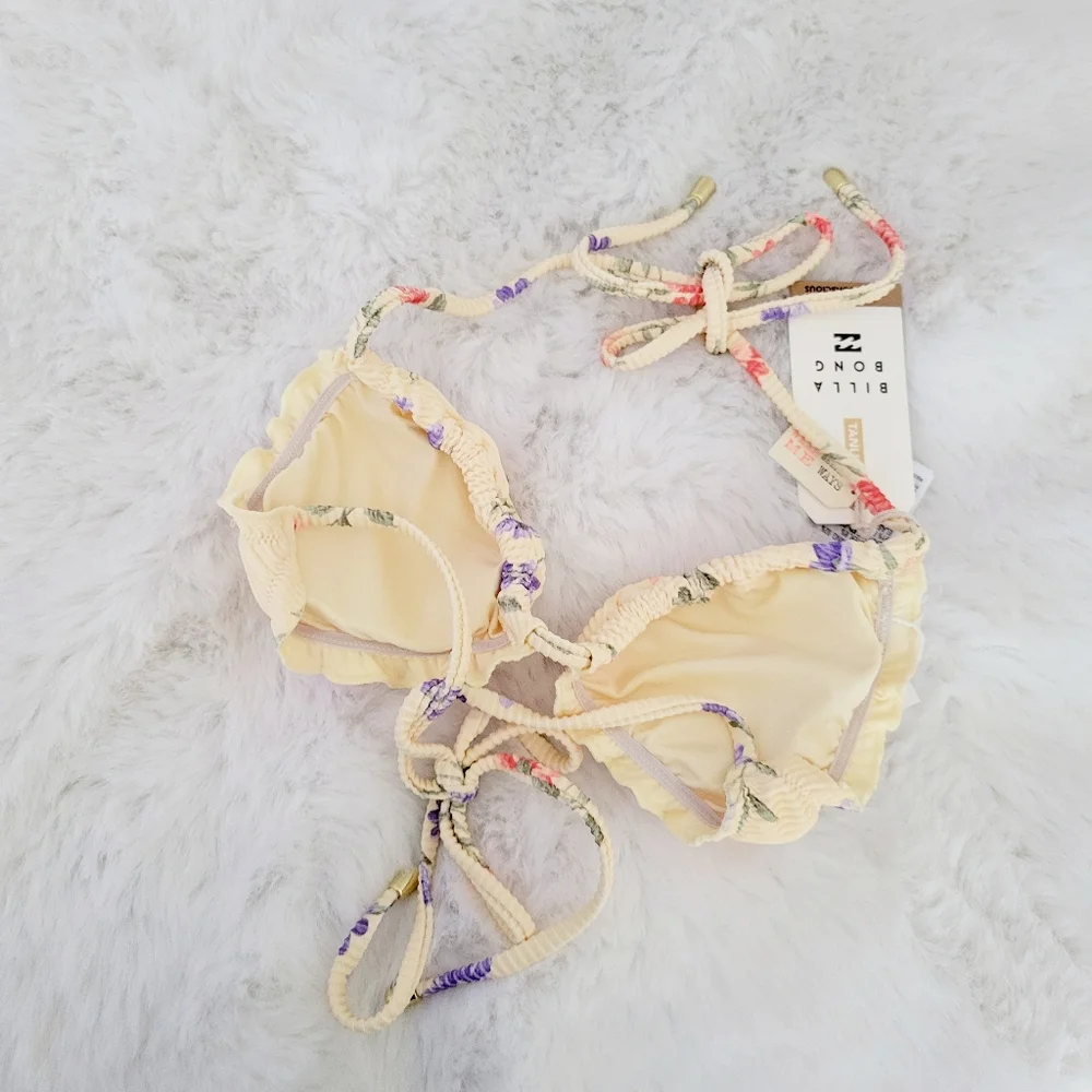👒BILLABONG KISMET LULA TRI BIKINI TOP SIZE XL/14